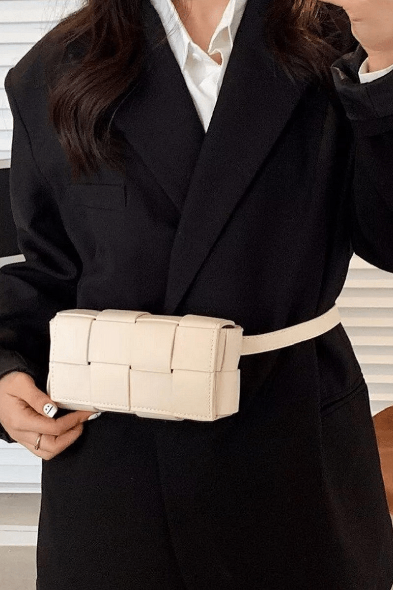 Vegan Leather Crossbody Waist Bag - Mainstream Boutique
