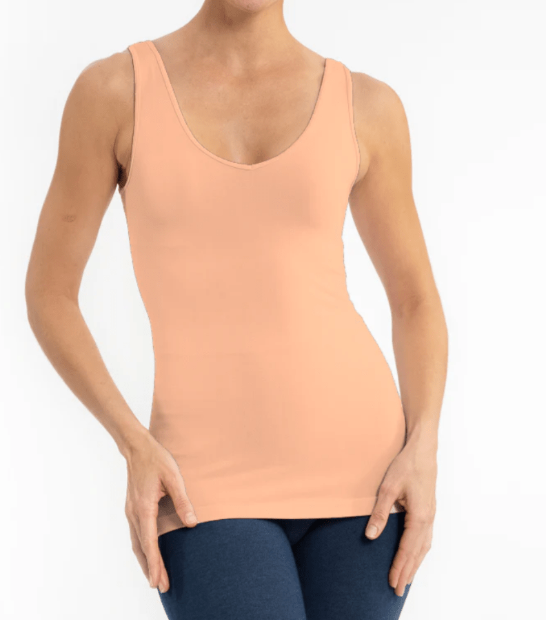 V - neck, Scoop Neck Reversible Tank - Mainstream Boutique
