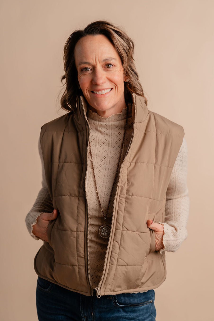Quilted Puffer Vest - Mainstream Boutique