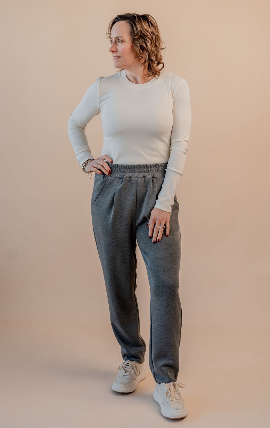 Pull Up Pants - Mainstream Boutique