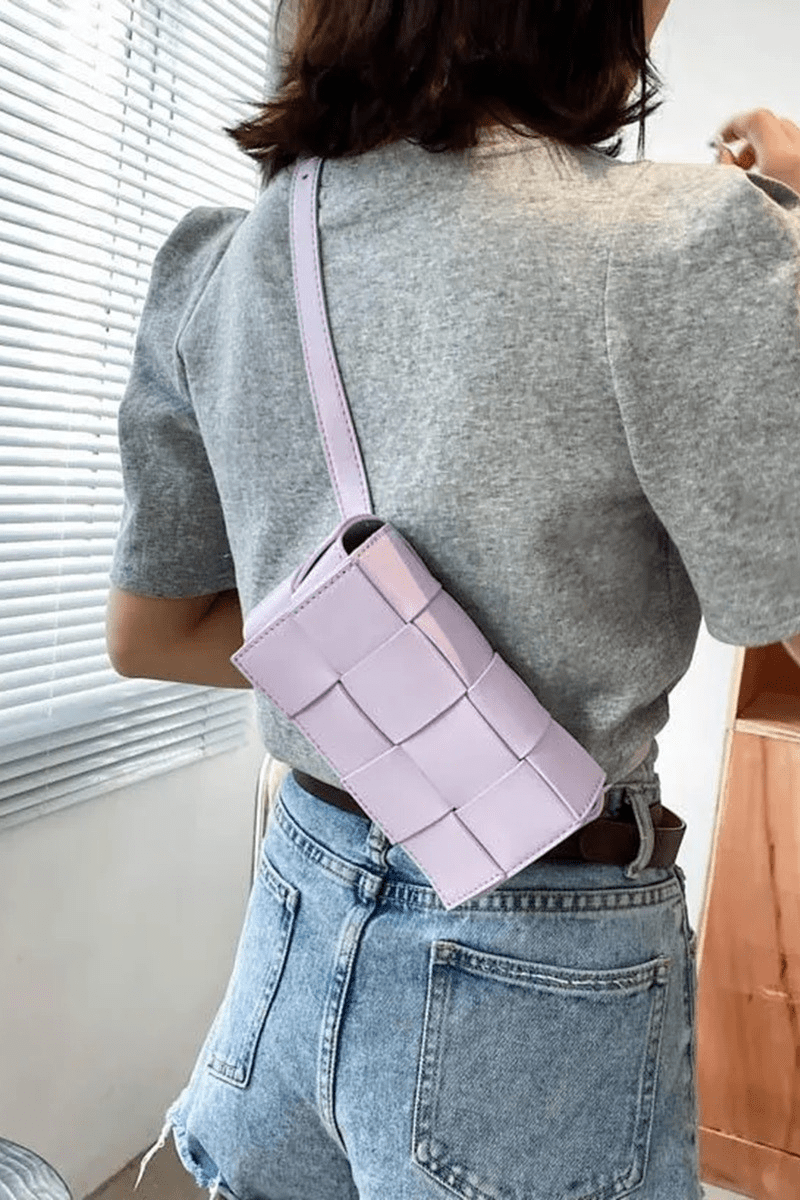 Vegan Leather Crossbody Waist Bag - Mainstream Boutique
