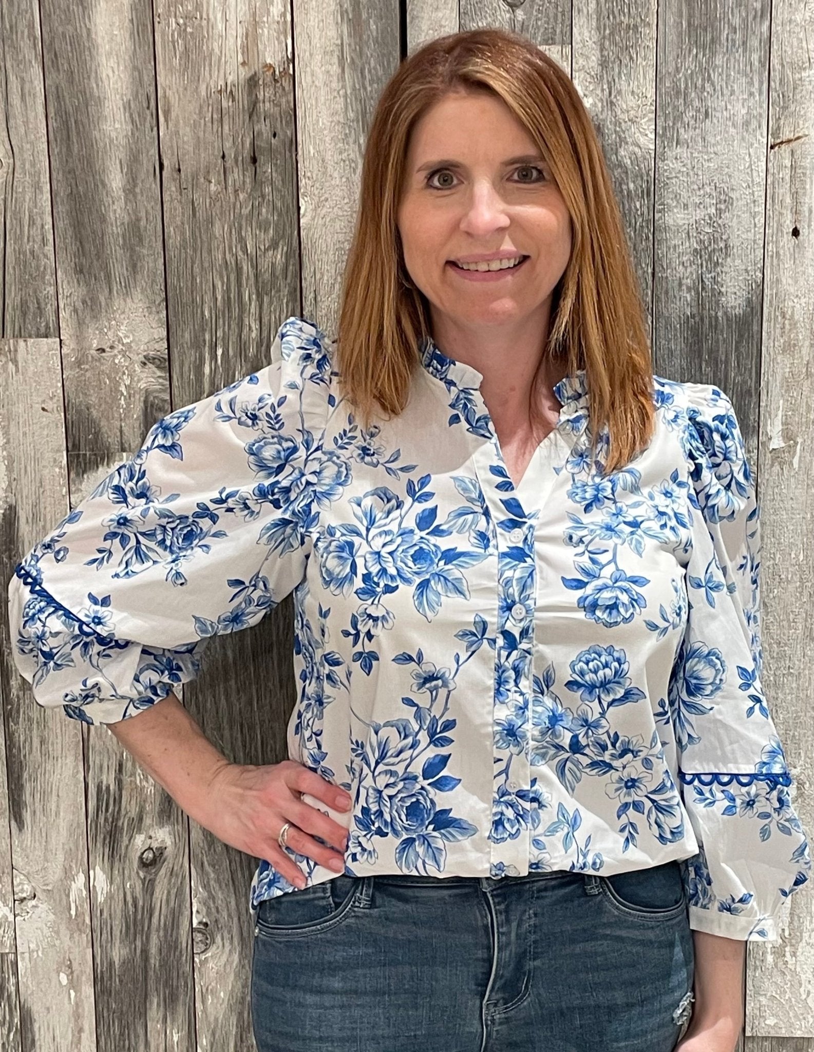 *Final Sale* Juba Floral Vale Long Sleeve Top - Mainstream Boutique