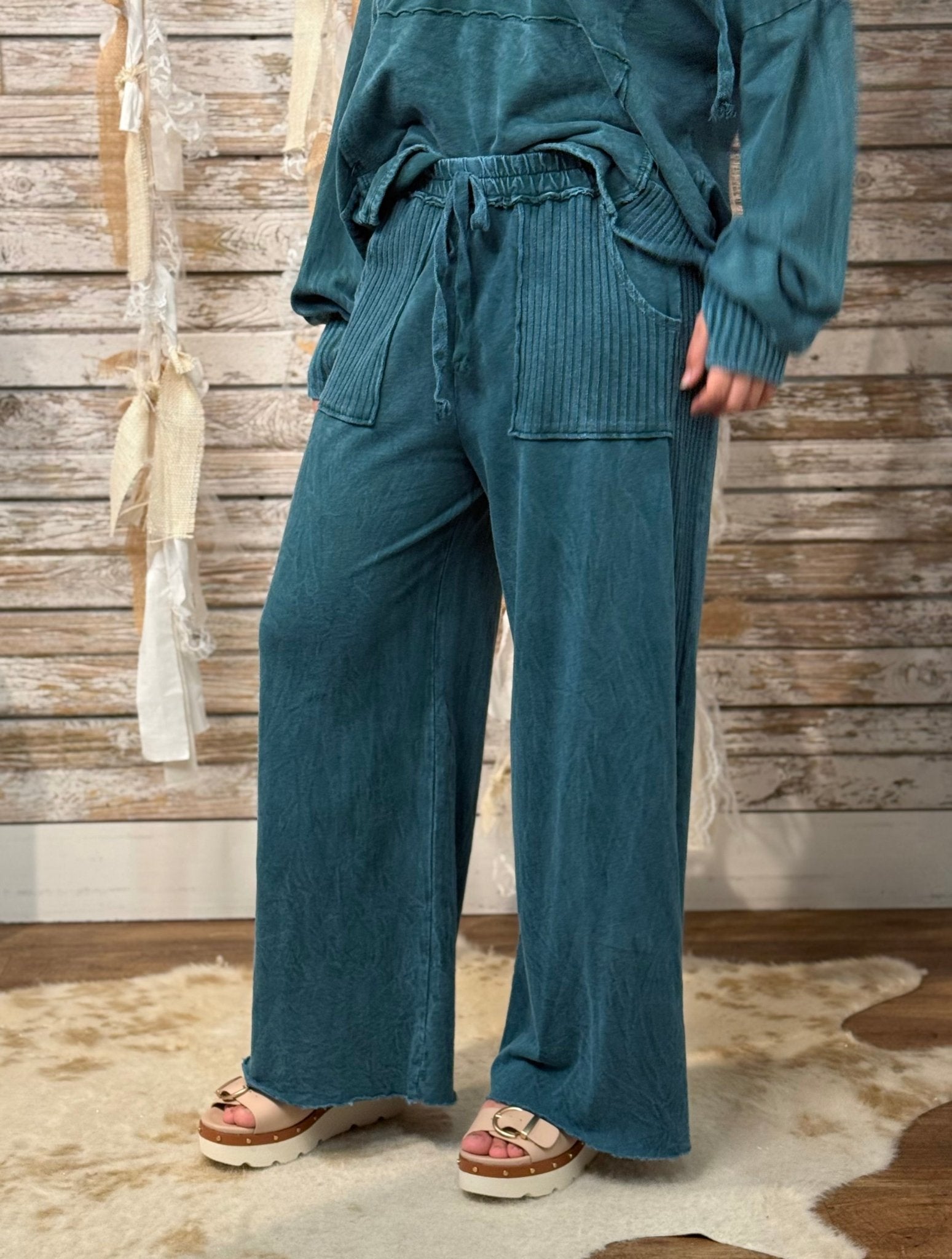Mineral Drift Wide Leg Pants - Mainstream Boutique