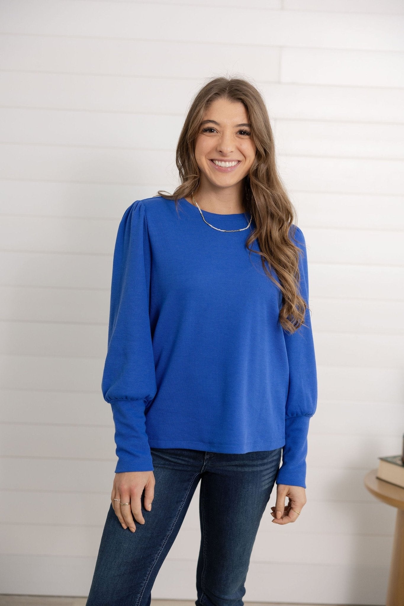 Mac And Me Gathered Shoulder Top - Mainstream Boutique
