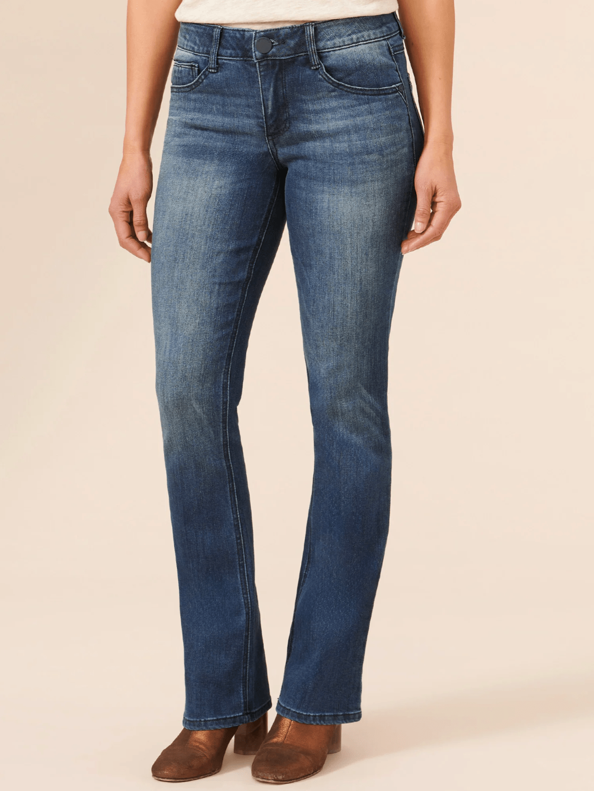 "Ab Solution" Itty Bitty Boot Jeans - PETITE - Mainstream Boutique