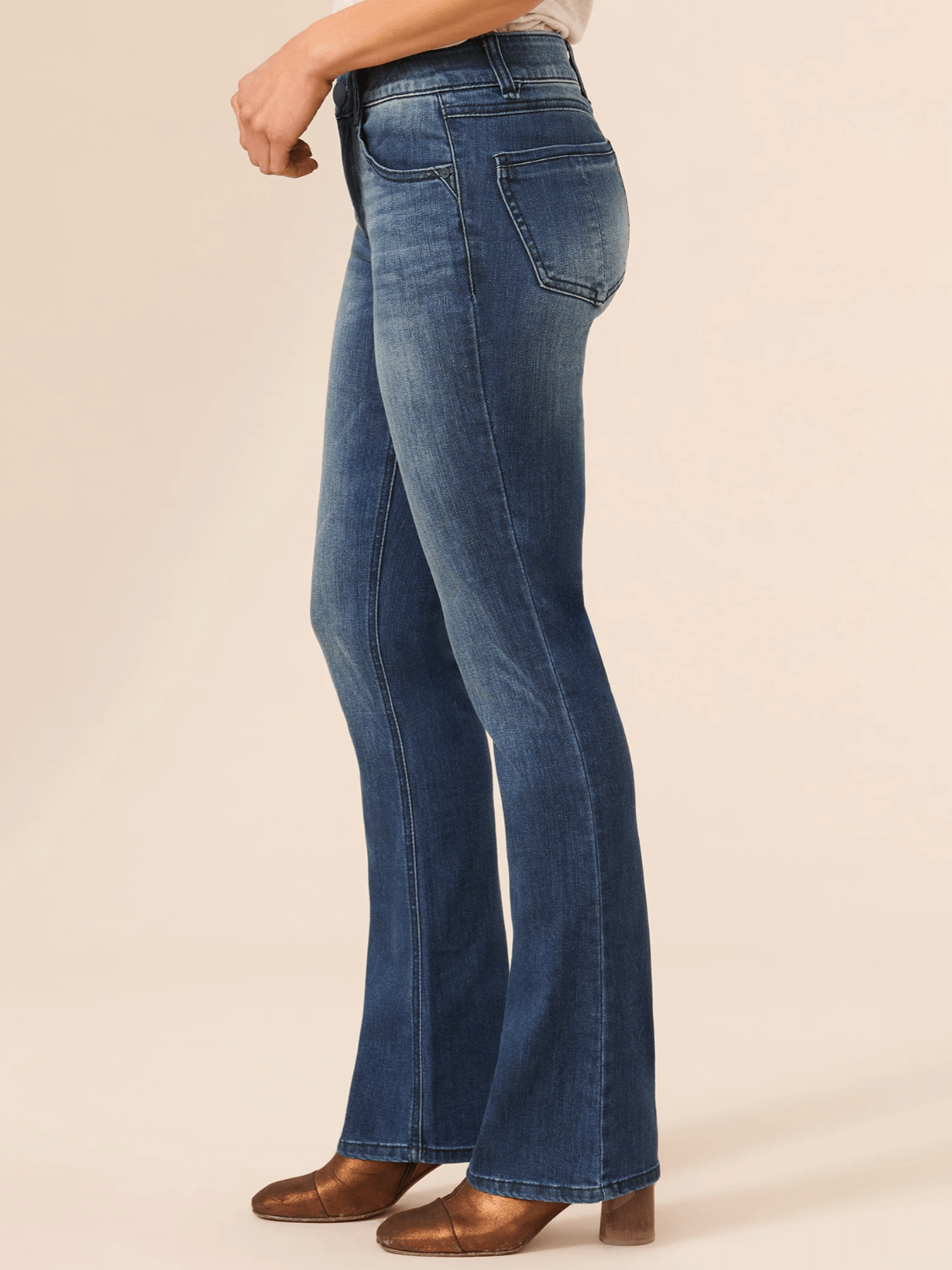 "Ab Solution" Itty Bitty Boot Jeans - PETITE - Mainstream Boutique