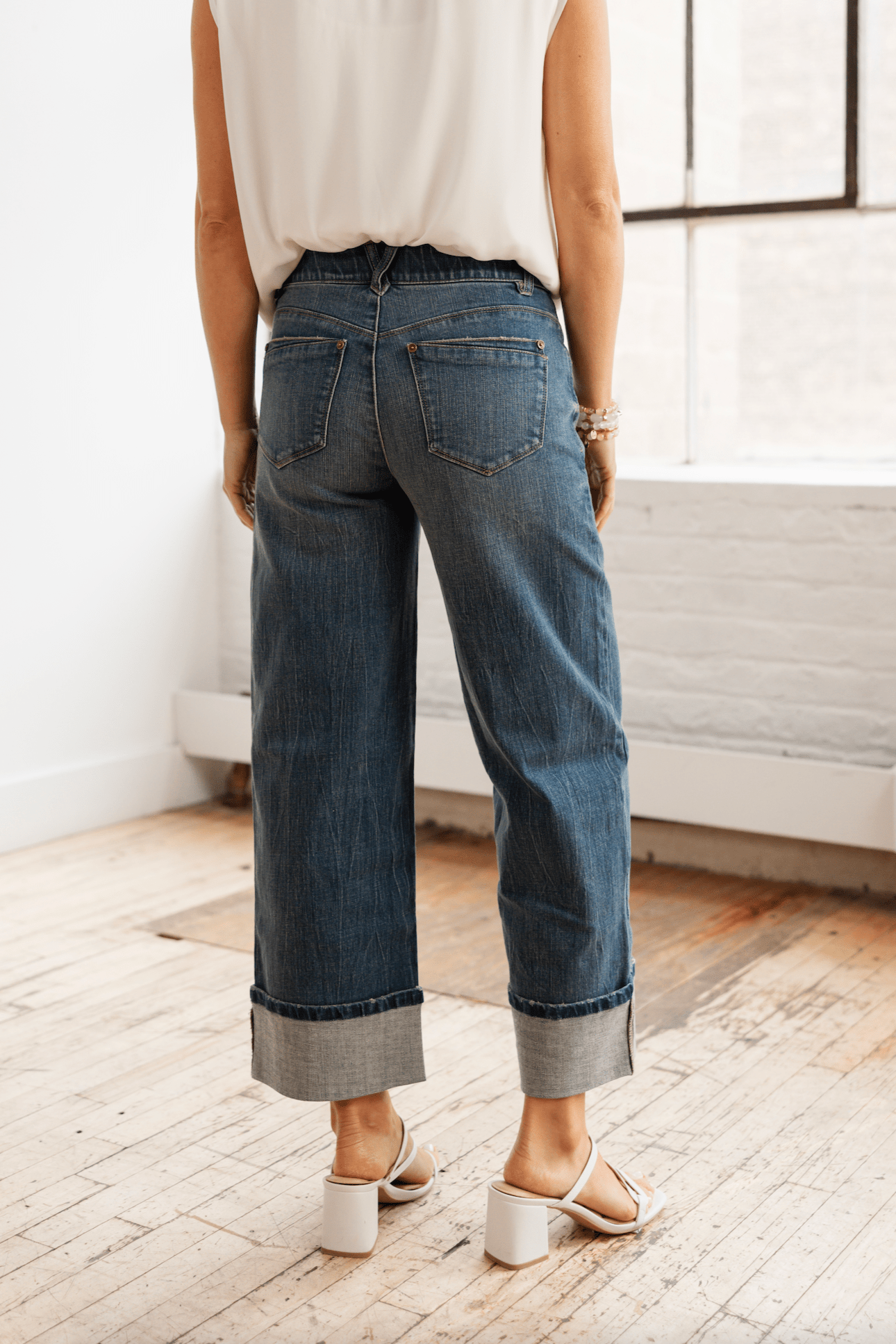 Wide Leg With Fixed Cuff - Mainstream Boutique