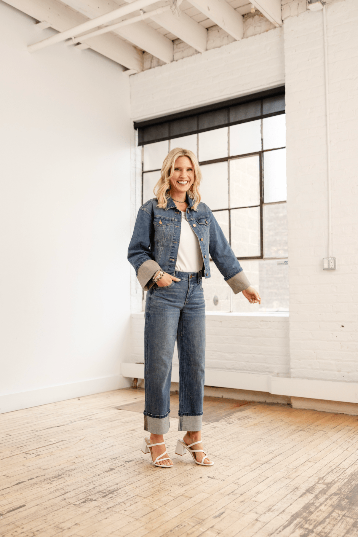 Wide Leg With Fixed Cuff - Mainstream Boutique
