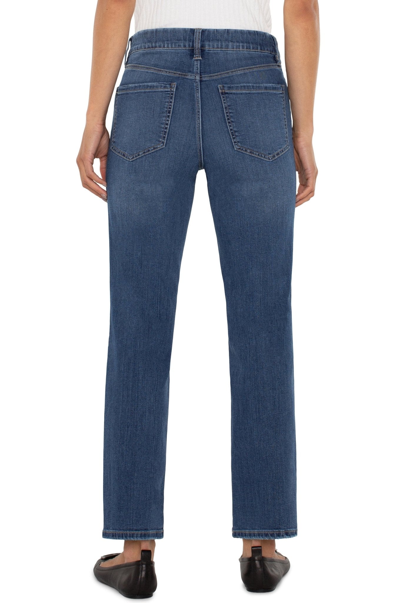 Liverpool Gia Glider Pull On Slim Straight Jean - Mainstream Boutique