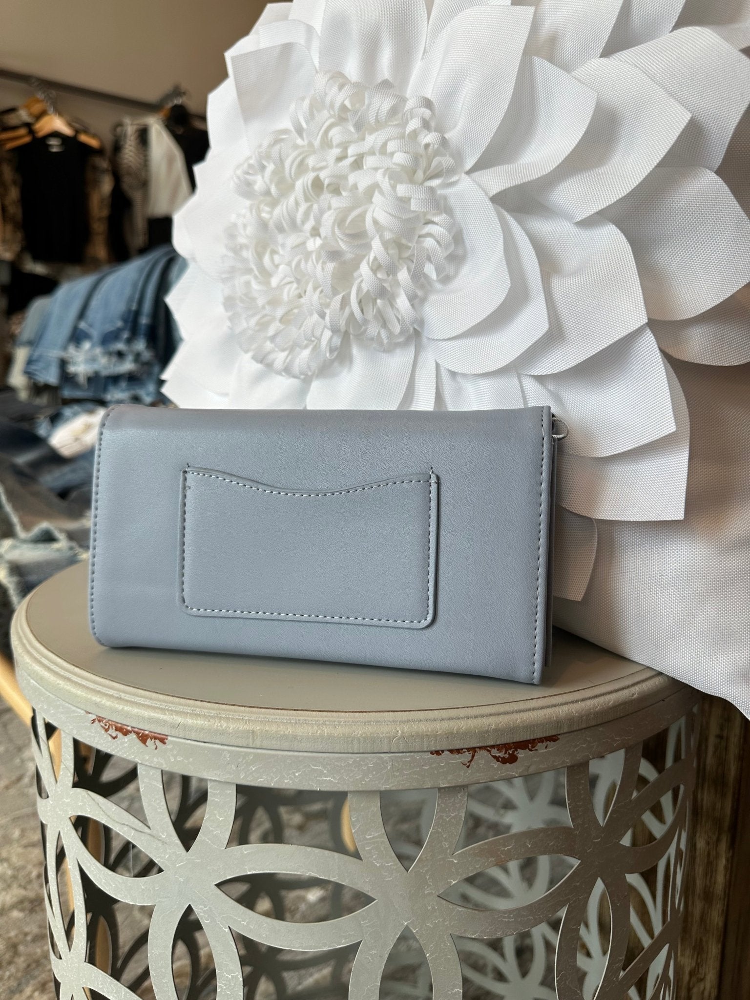 Convertible Whipstitch Crossbody Clutch - Mainstream Boutique