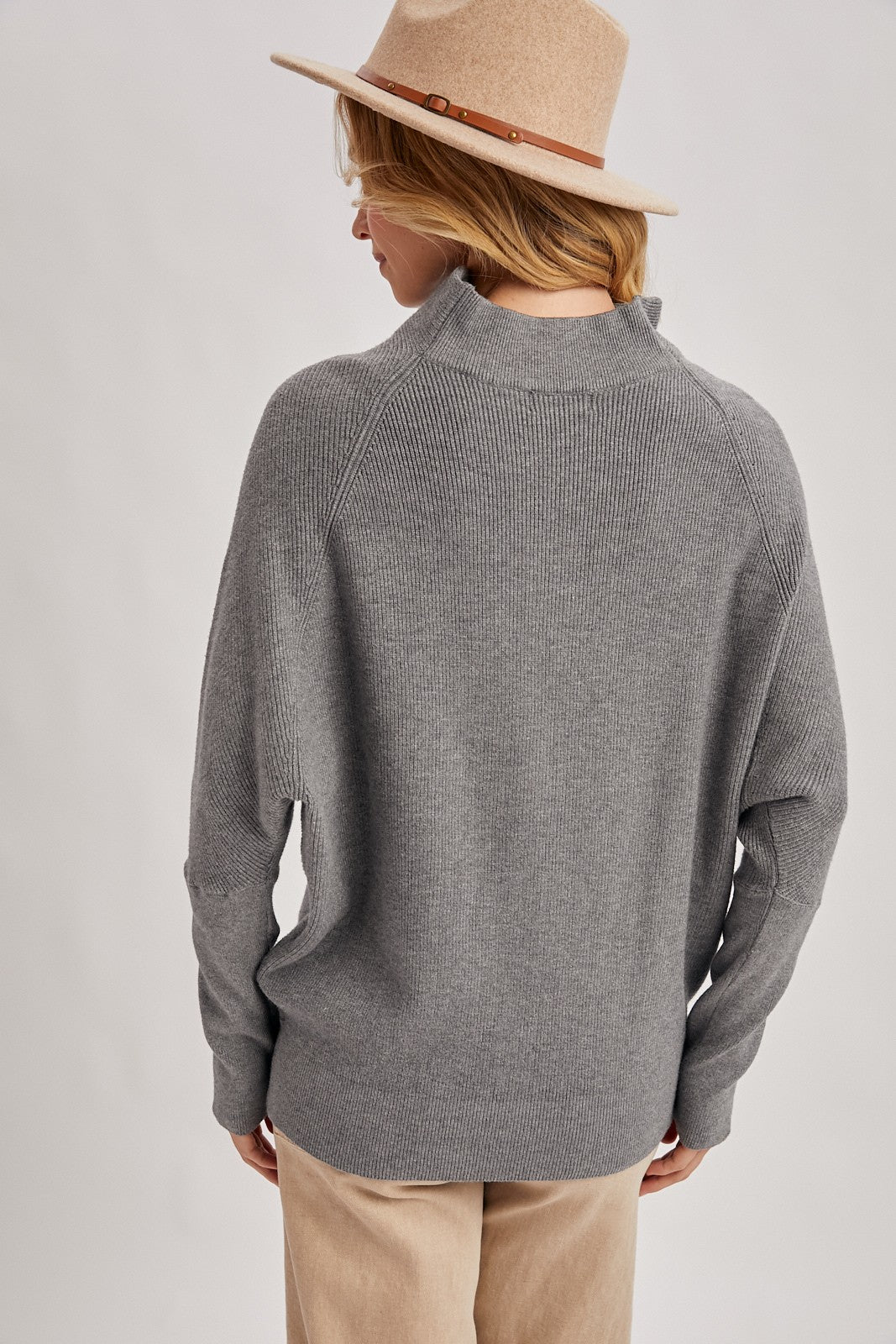 Slouch Neck Dolman Pullover - Mainstream Boutique