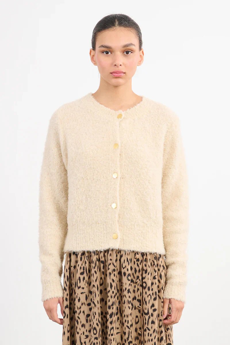 Cozy Knit Button Front Cardigan - Mainstream Boutique