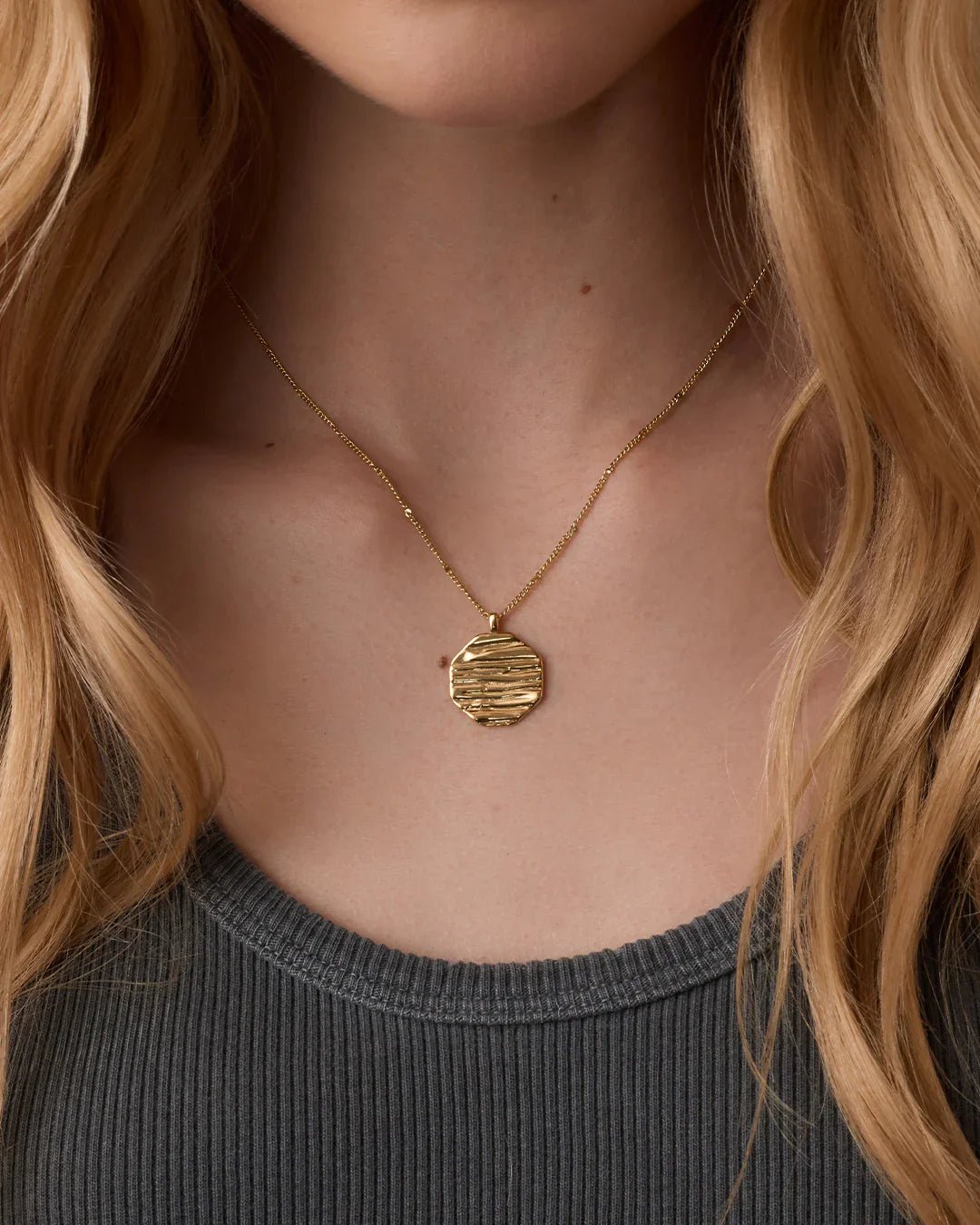 Gorjana Sunset Coin Necklace - Mainstream Boutique