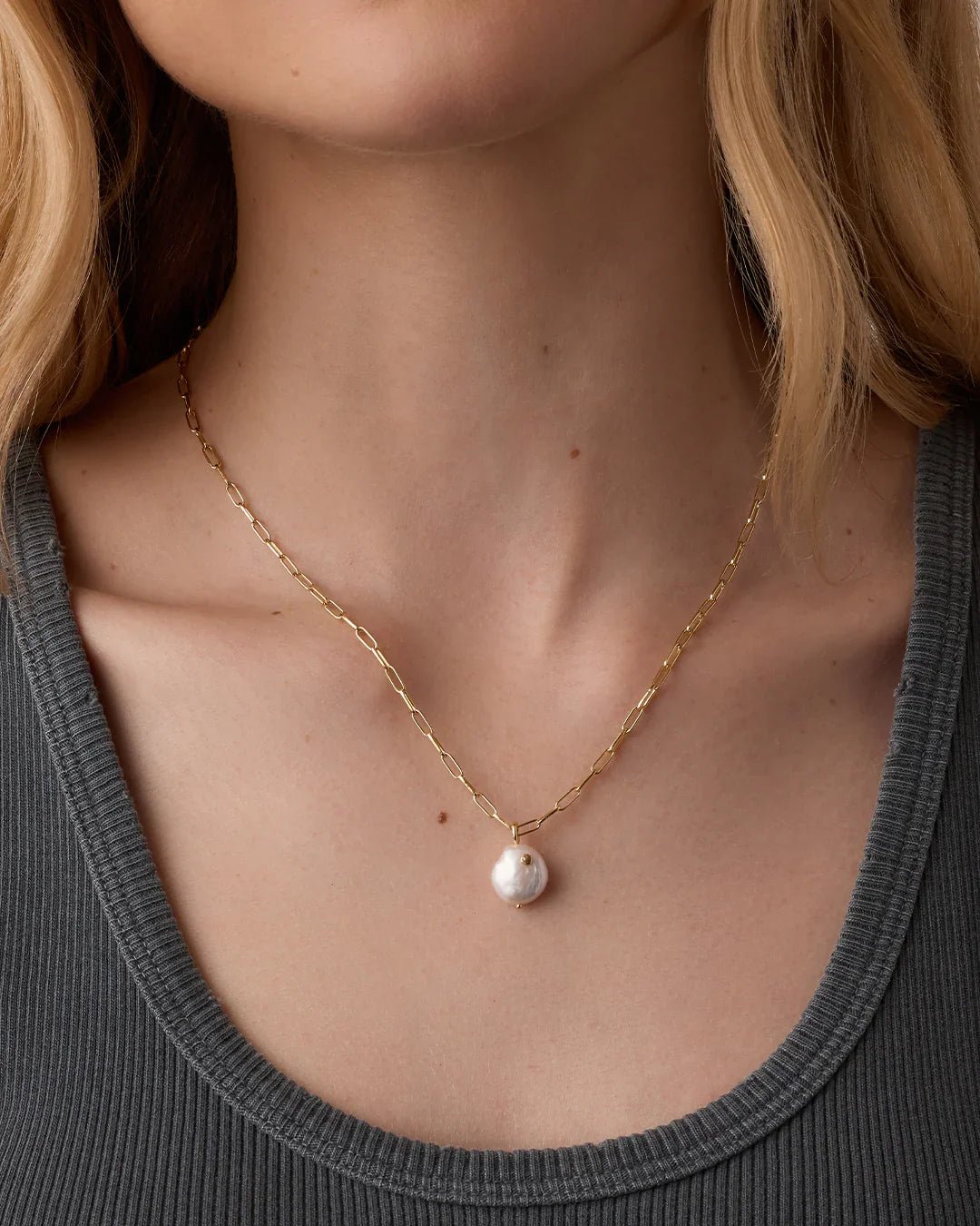 Gorjana Reese Pearl Necklace - Mainstream Boutique