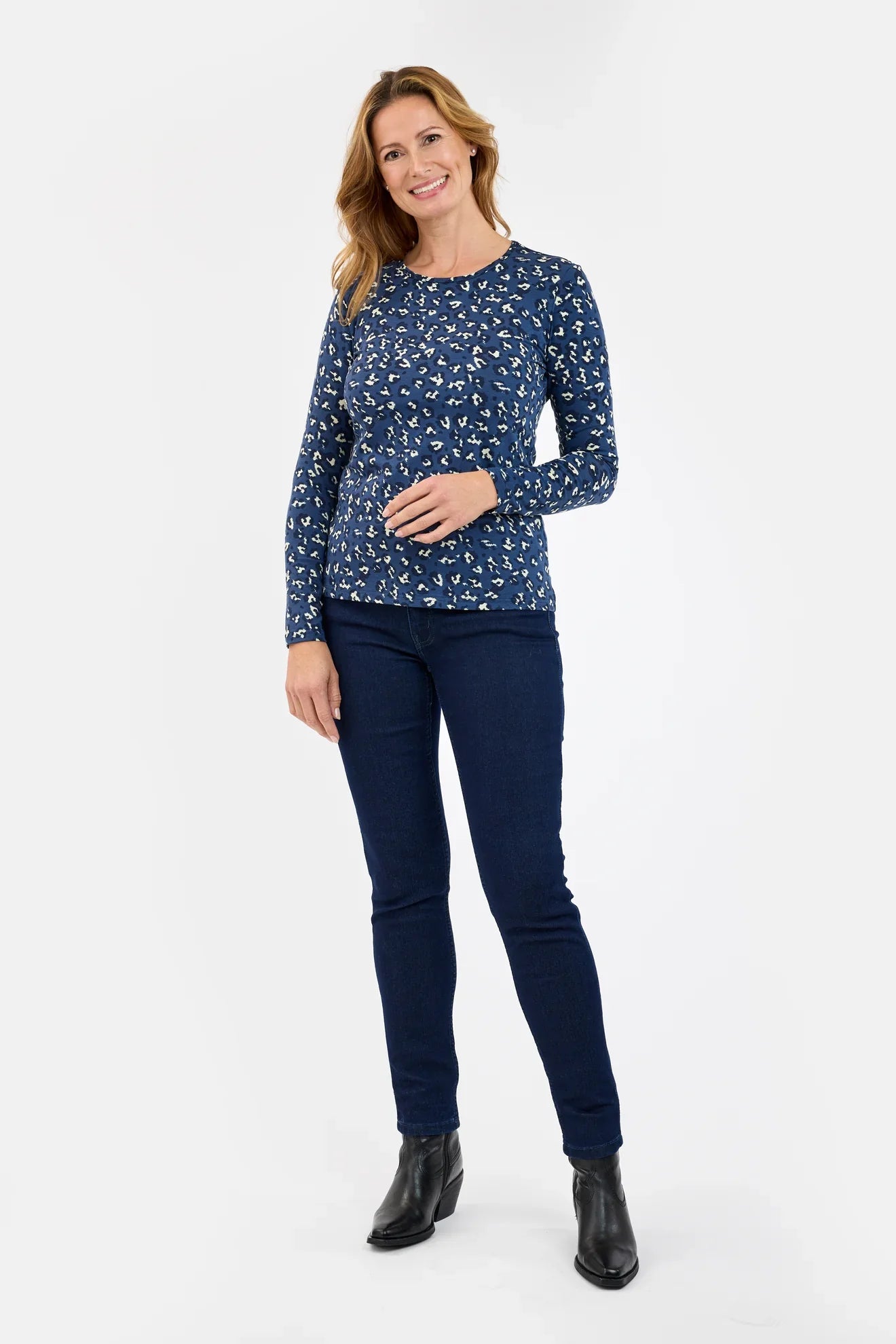 Jane Jeans - Dark Blue - Curvy Fit / Narrow Leg - Mainstream Boutique
