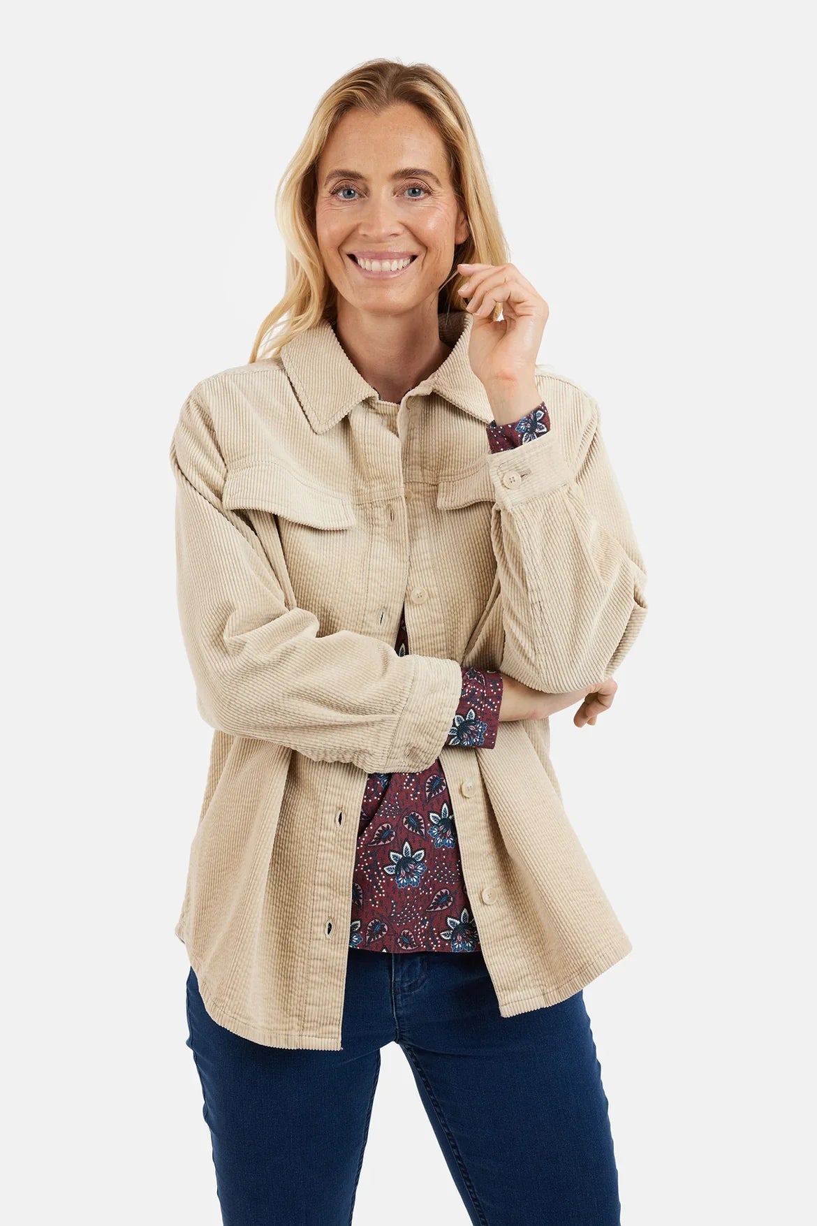 Light Jacket - Sand - Velvet - Mainstream Boutique