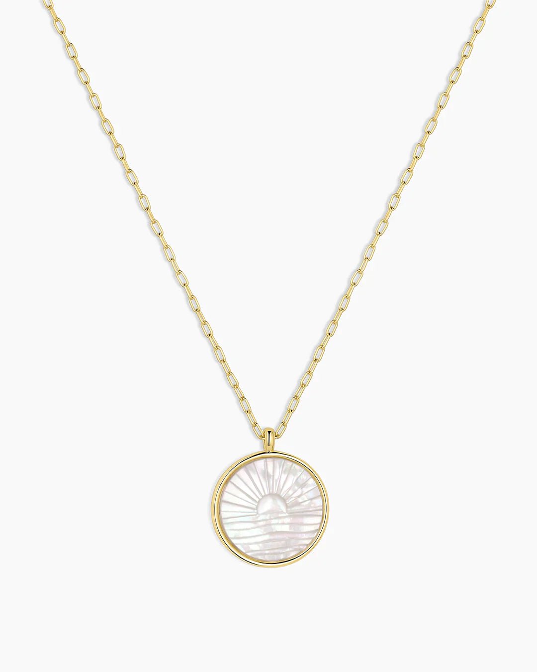 Gorjana Sunset Etched Necklace - Mainstream Boutique