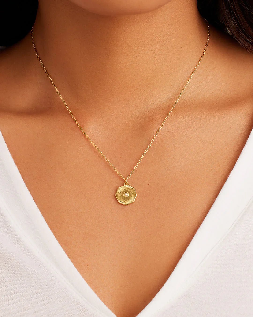 Gorjana Birthstone Coin Necklace - Mainstream Boutique