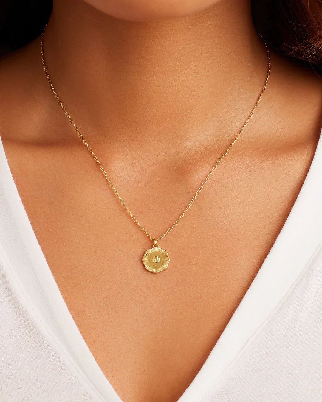 Gorjana Birthstone Coin Necklace - Mainstream Boutique