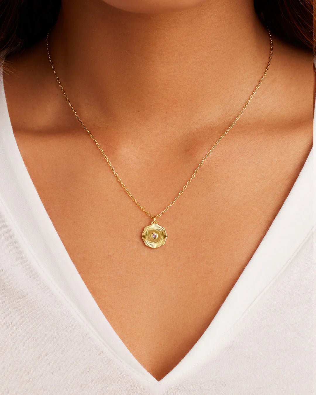 Gorjana Birthstone Coin Necklace - Mainstream Boutique