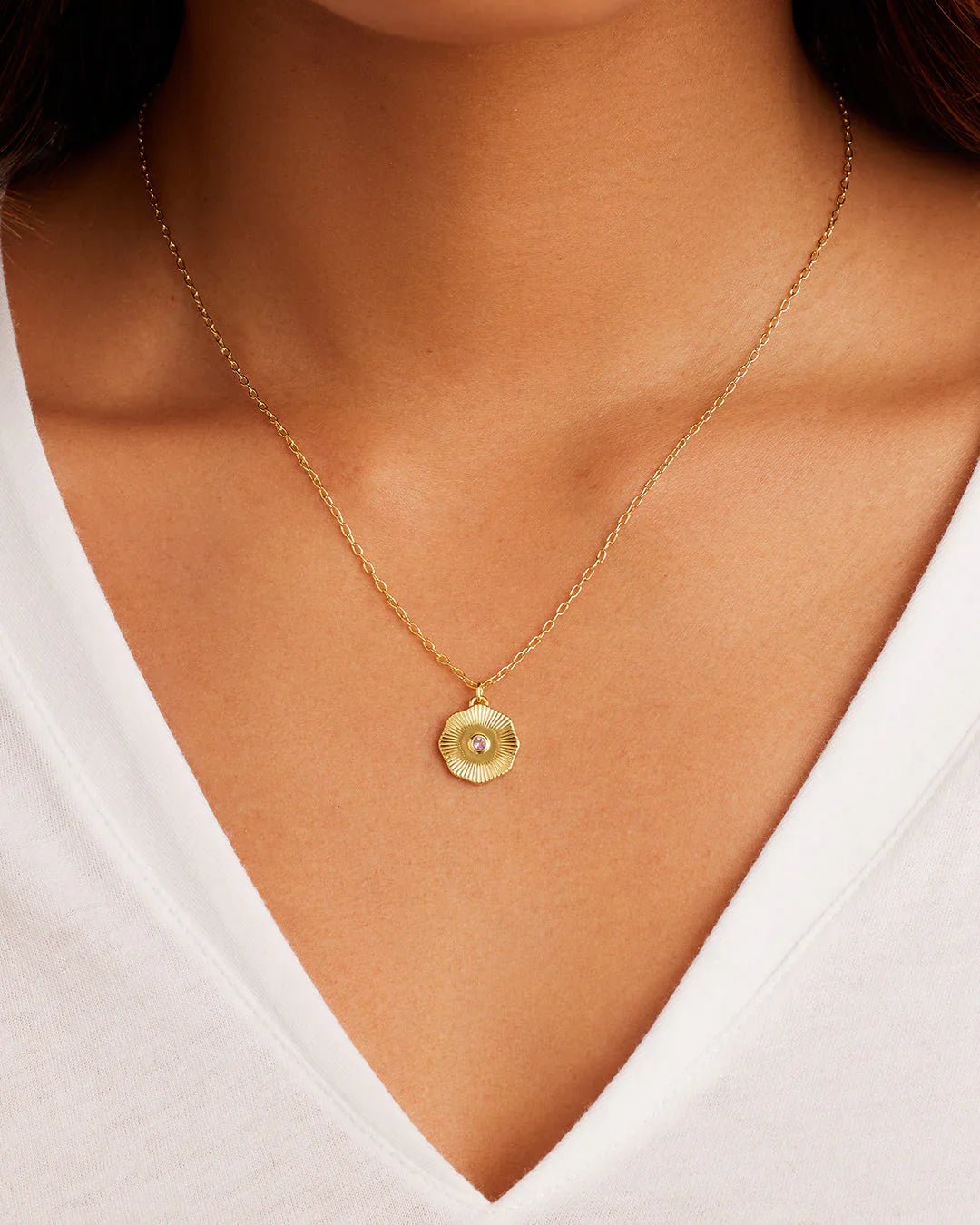 Gorjana Birthstone Coin Necklace - Mainstream Boutique
