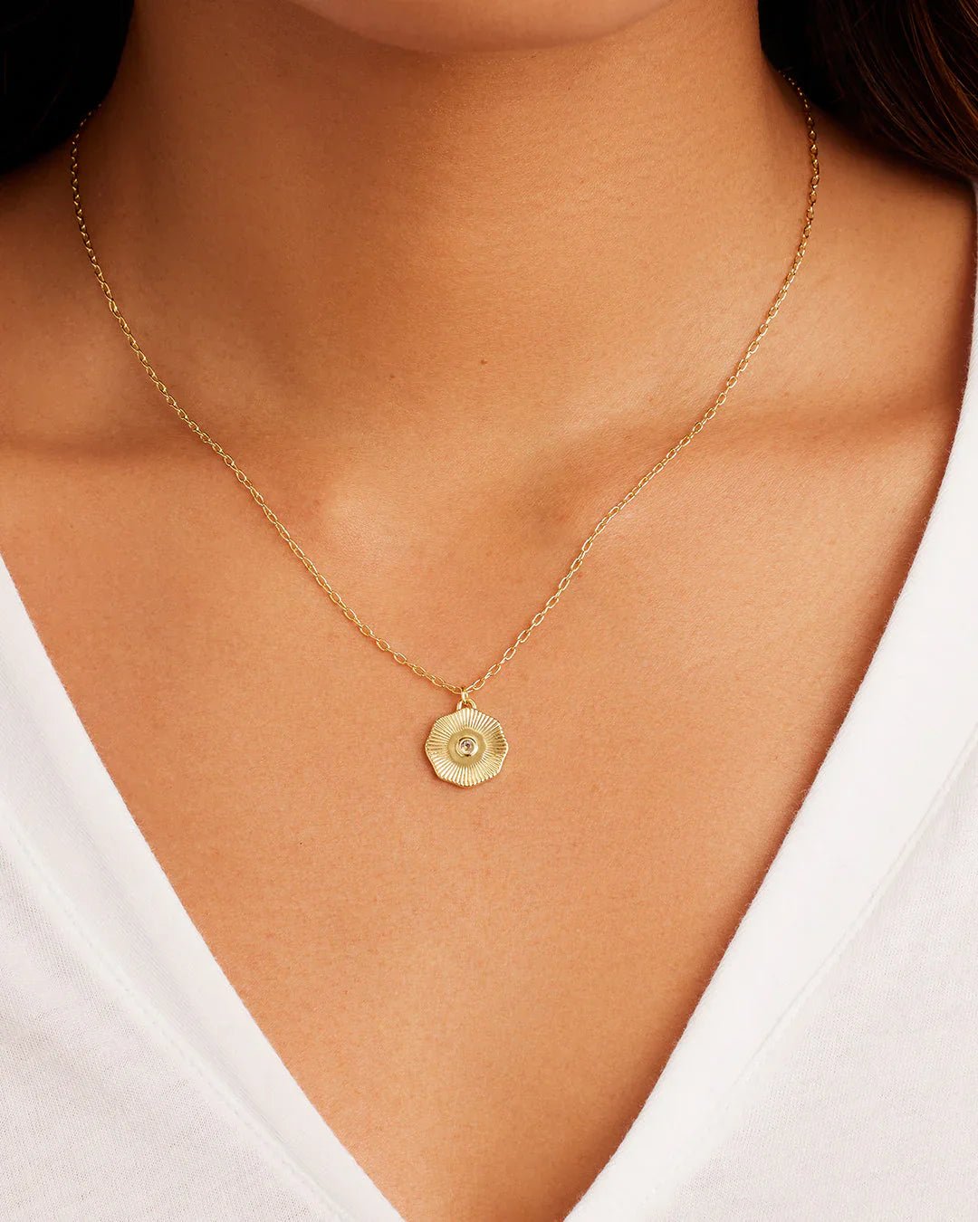 Gorjana Birthstone Coin Necklace - Mainstream Boutique