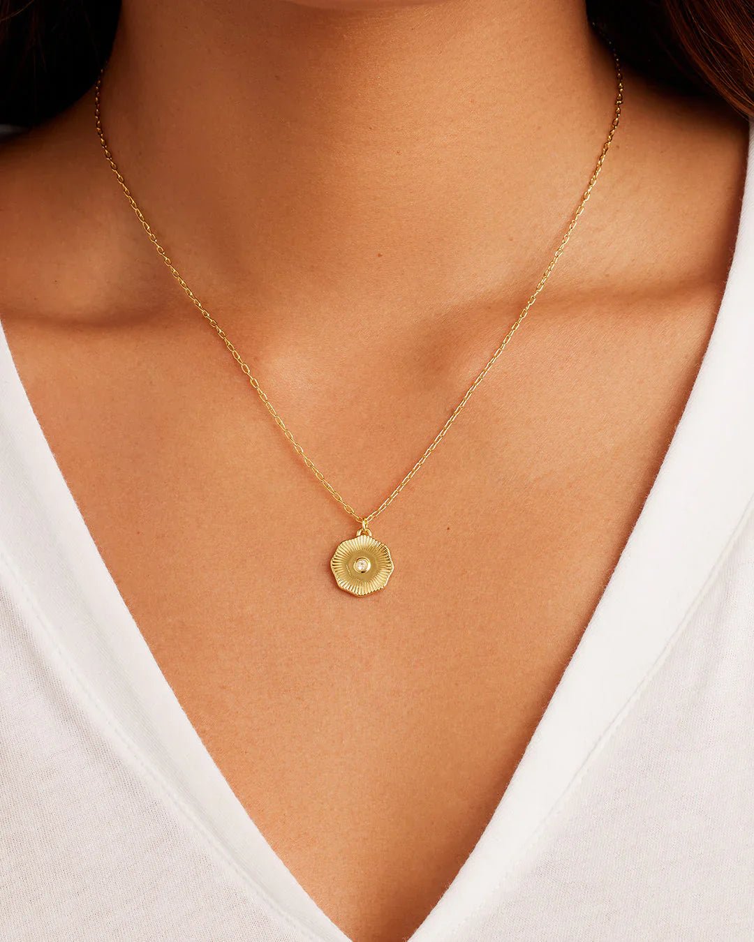 Gorjana Birthstone Coin Necklace - Mainstream Boutique