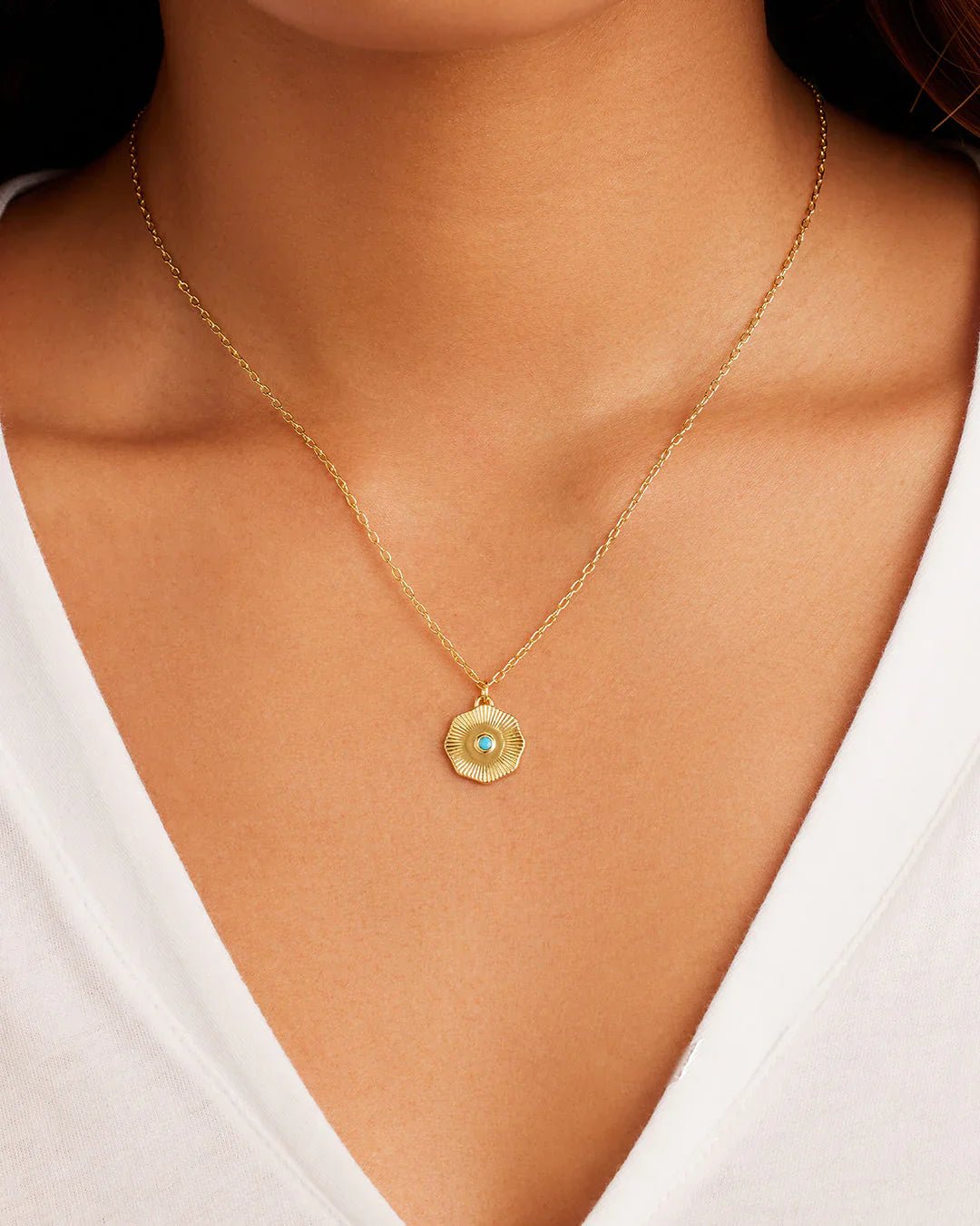 Gorjana Birthstone Coin Necklace - Mainstream Boutique
