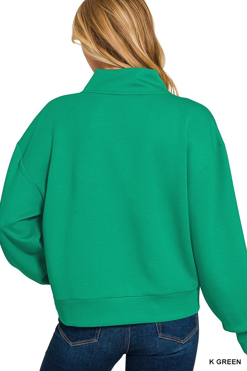 Scuba Half Zip Pullover - Mainstream Boutique