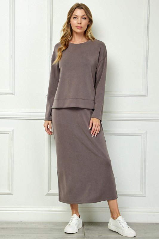 Very Soft 2 Fer Dress Set - Mainstream Boutique