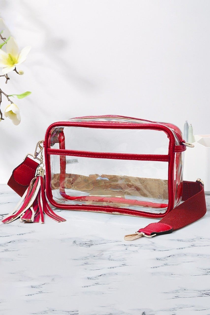 Game Day Clear Crossbody Bag - Mainstream Boutique