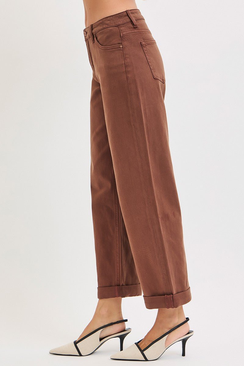 Mid Rise Baggy Barrel Jean 31" Ins - Mainstream Boutique
