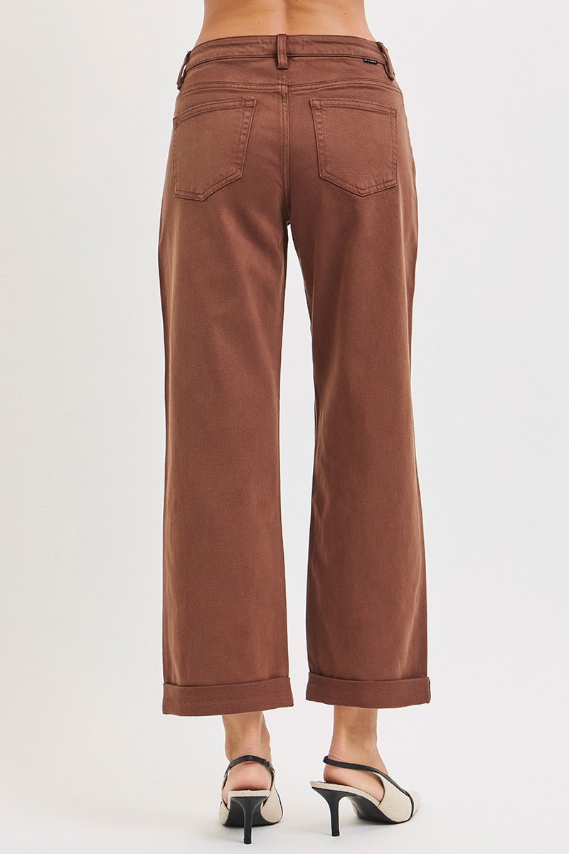 Mid Rise Baggy Barrel Jean 31" Ins - Mainstream Boutique