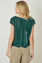 Velvet Cowl Top - Mainstream Boutique