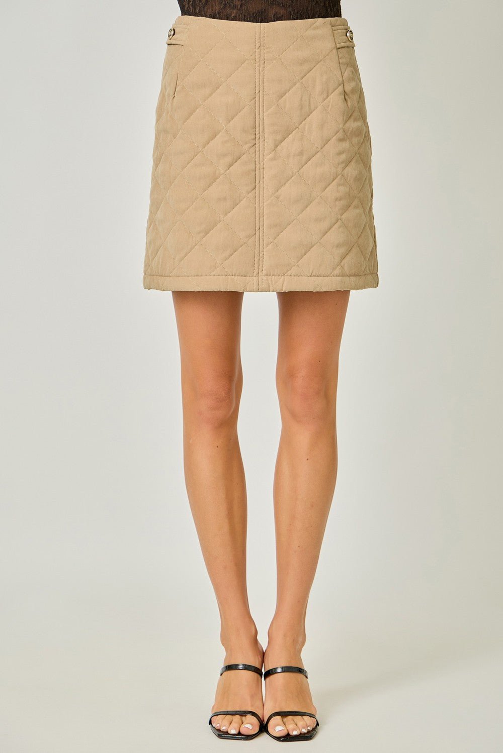 Quilted Mini Skirt - Mainstream Boutique