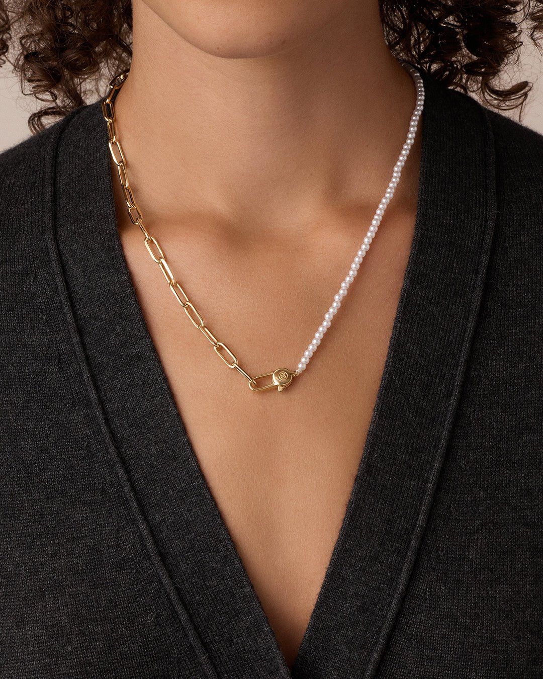 Gorjana Florence Pearl Chain Necklace - Mainstream Boutique