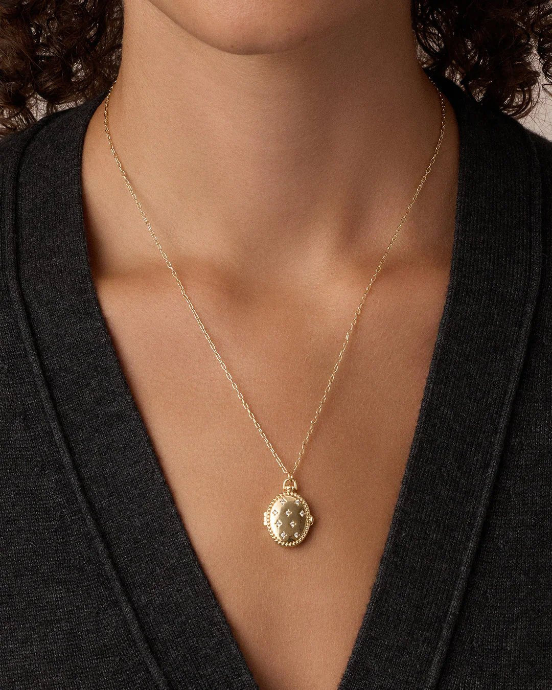 Gorjana Celeste Locket Necklace - Mainstream Boutique