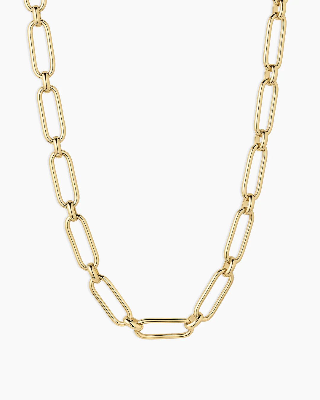 Gorjana Zoey Statement Link Necklace - 18K Gold - Mainstream Boutique
