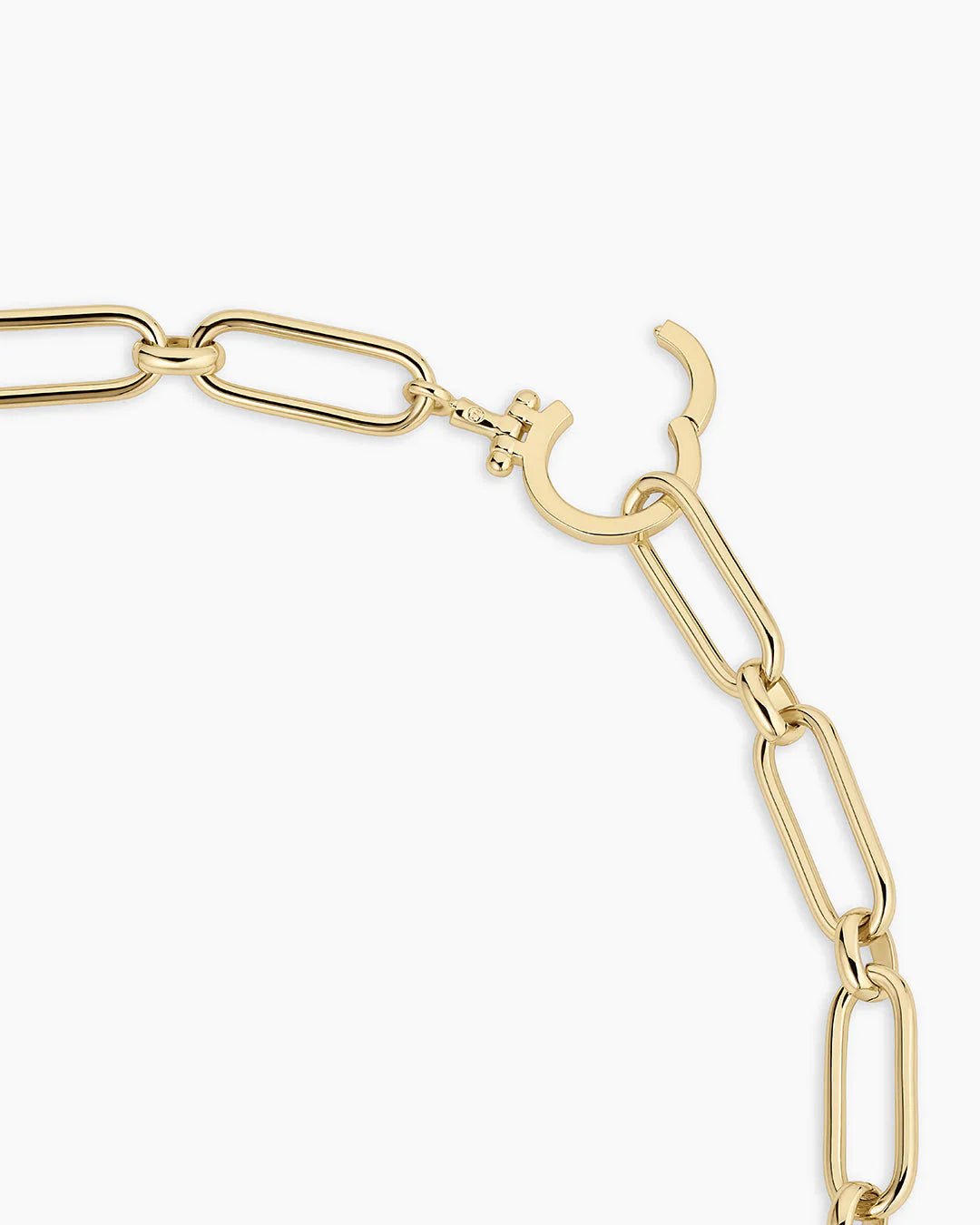 Gorjana Zoey Statement Link Necklace - 18K Gold - Mainstream Boutique