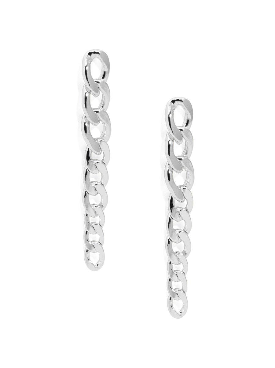 Curb Chain Drop Earring - Mainstream Boutique