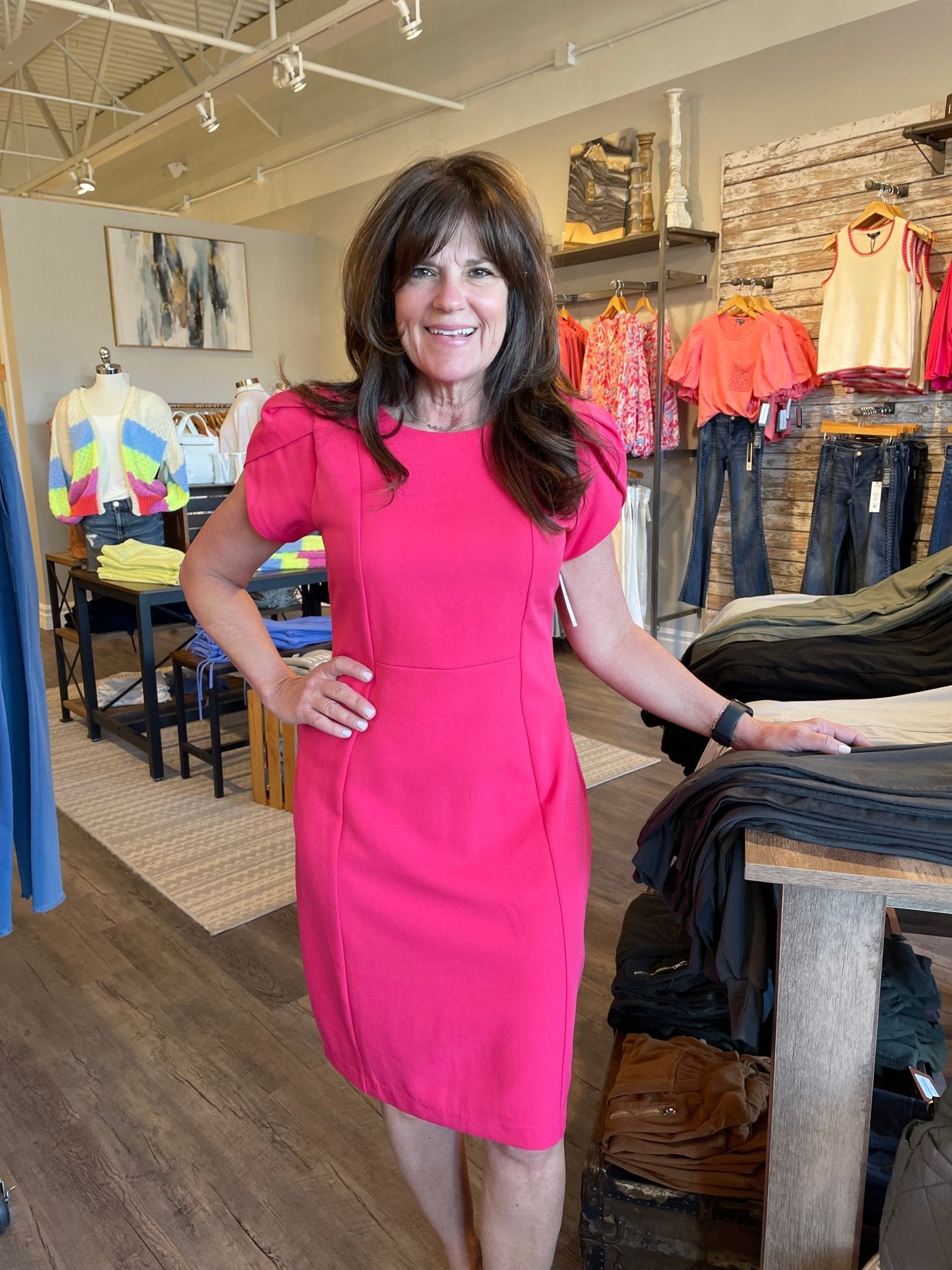 Tulip Sheath Dress - Mainstream Boutique