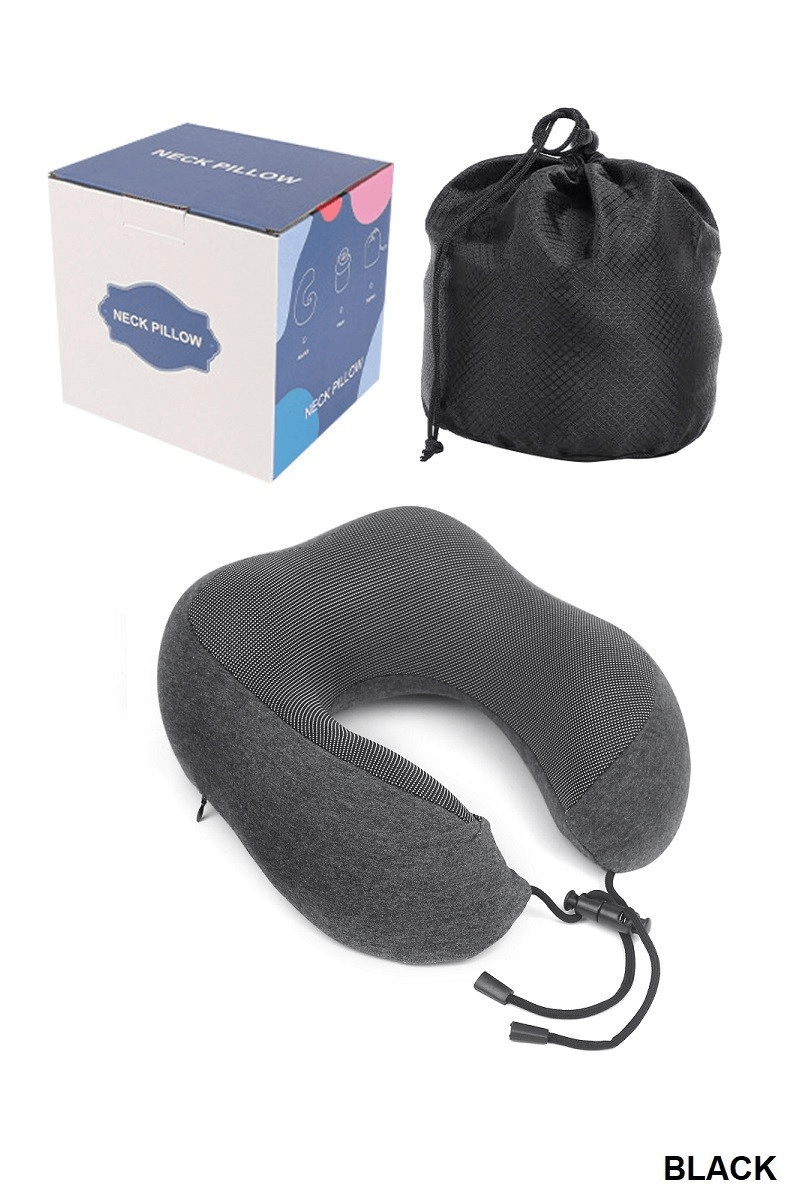 Travel Memory Foam Neck Pillow - Mainstream Boutique