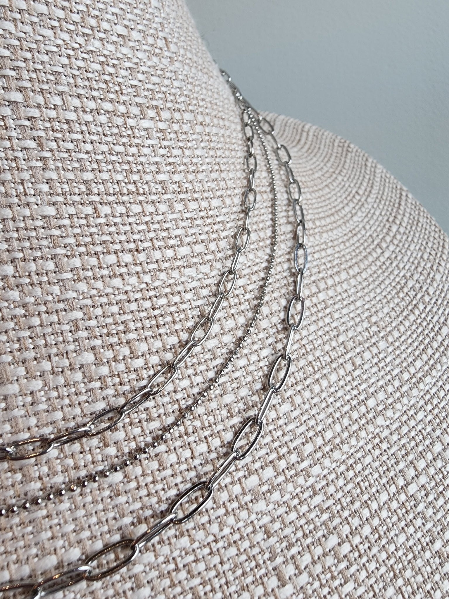 Triple Chain Asymmetrical - Mainstream Boutique
