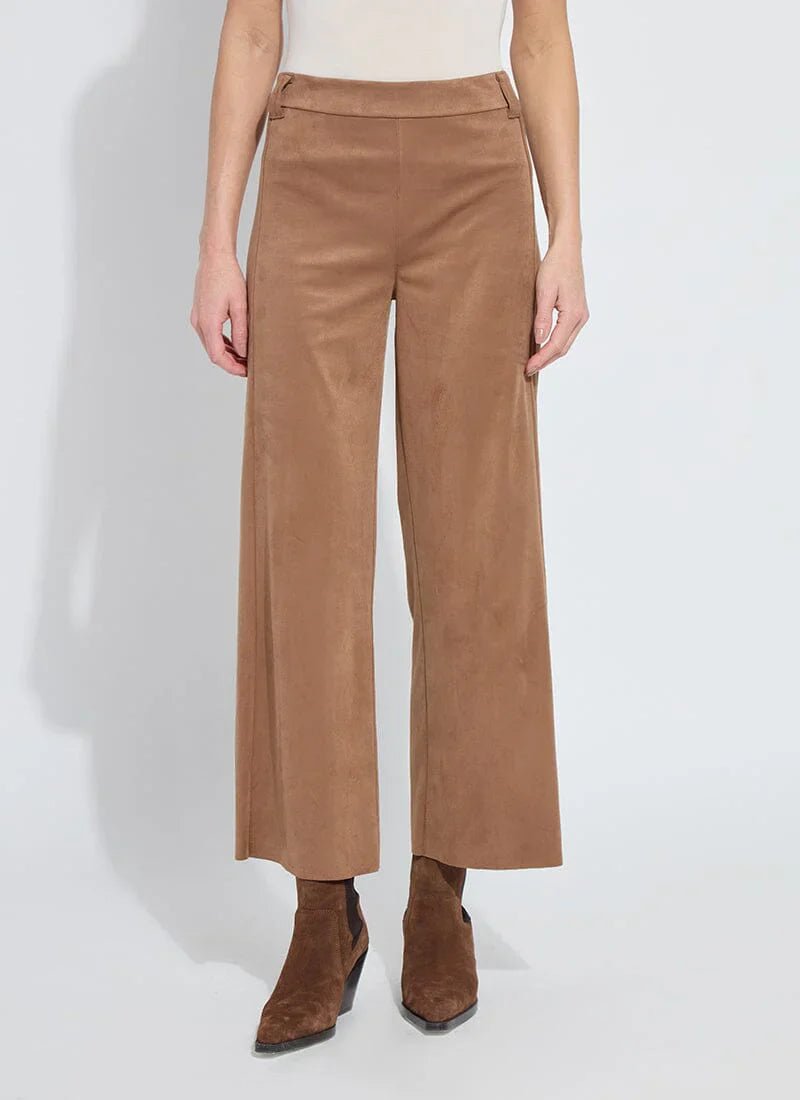 Vionette Vegan Suede Wide Leg Trouser - Mainstream Boutique