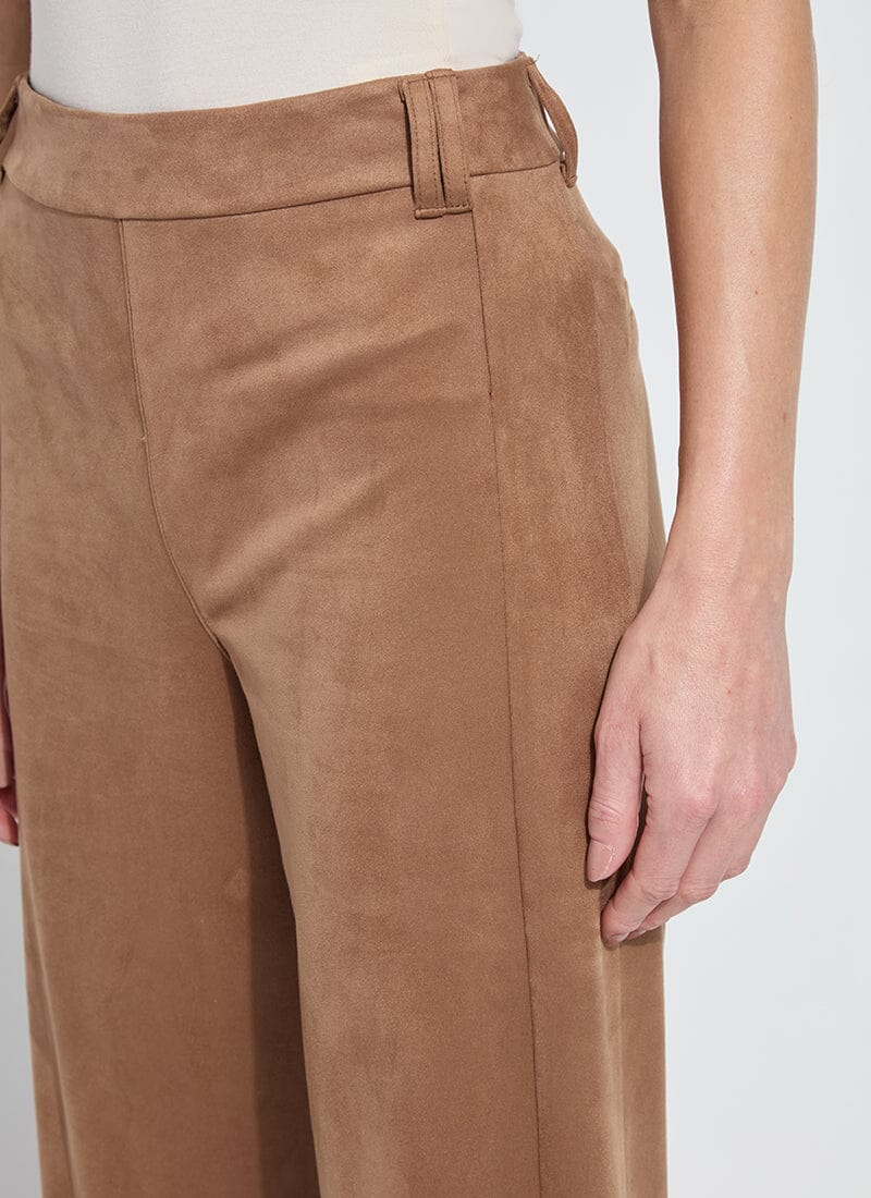 Vionette Vegan Suede Wide Leg Trouser - Mainstream Boutique