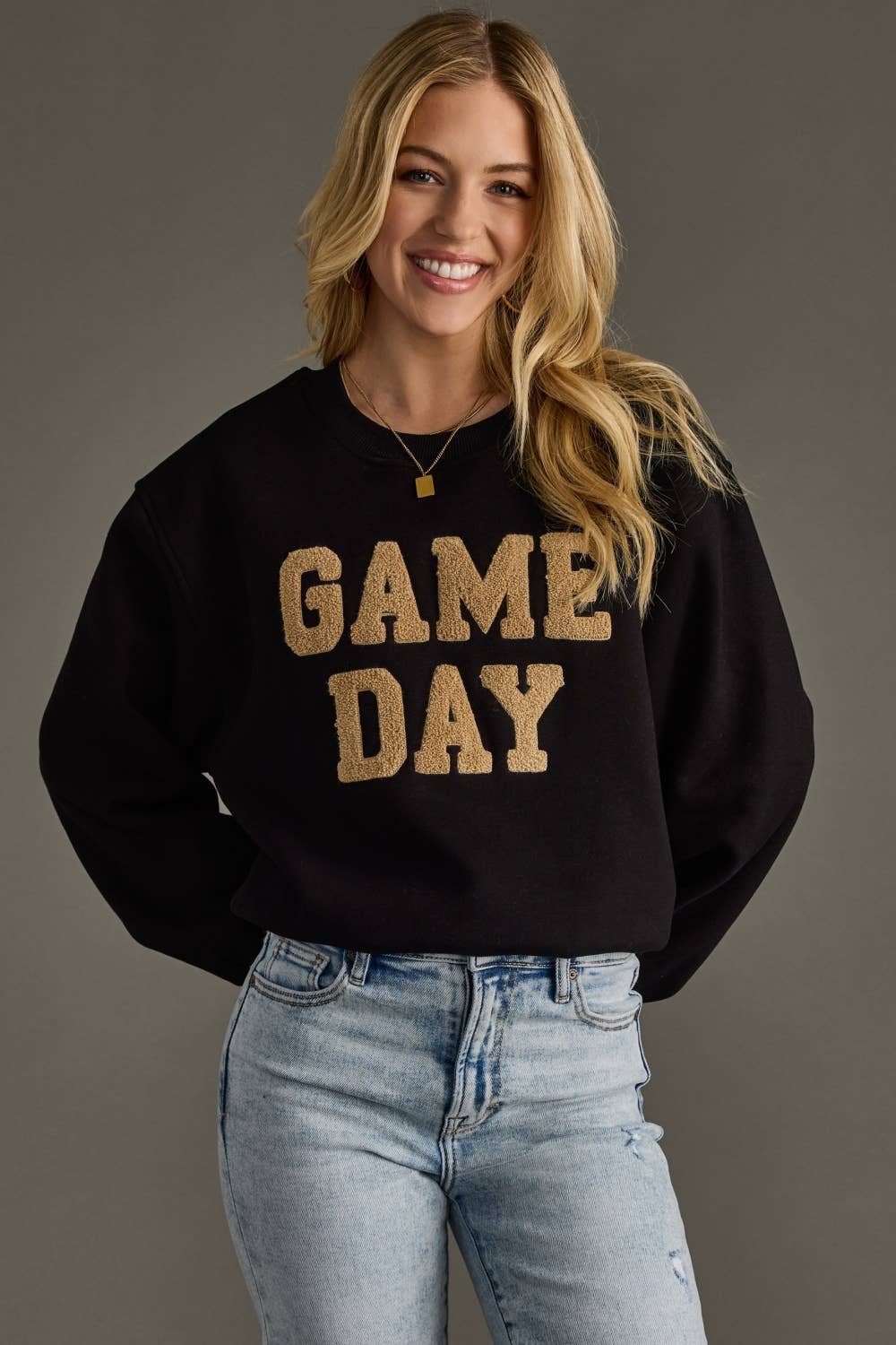 Black Game Day Sweatshirt - Mainstream Boutique