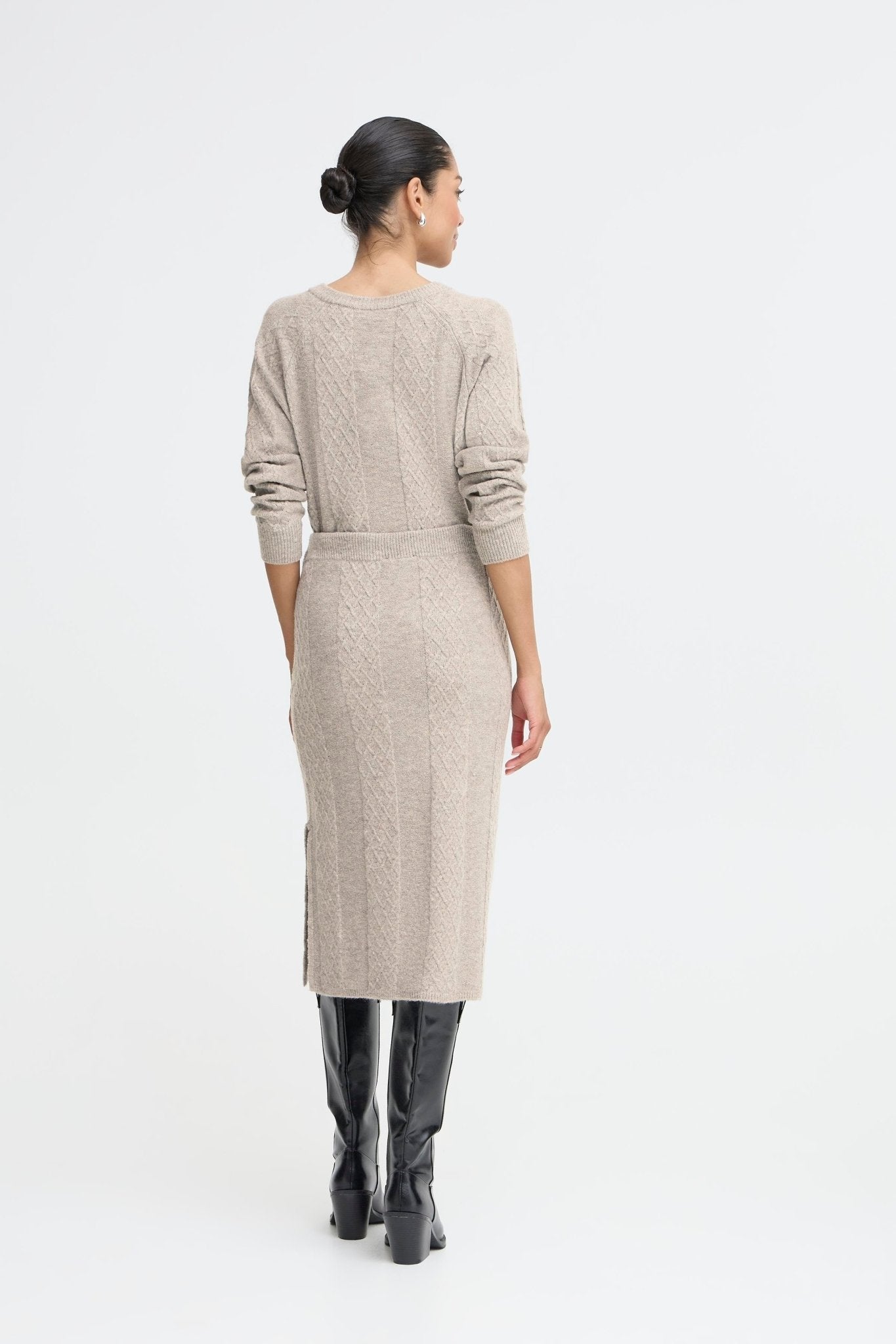 B.young Nikolina Skirt - String Melange - Mainstream Boutique