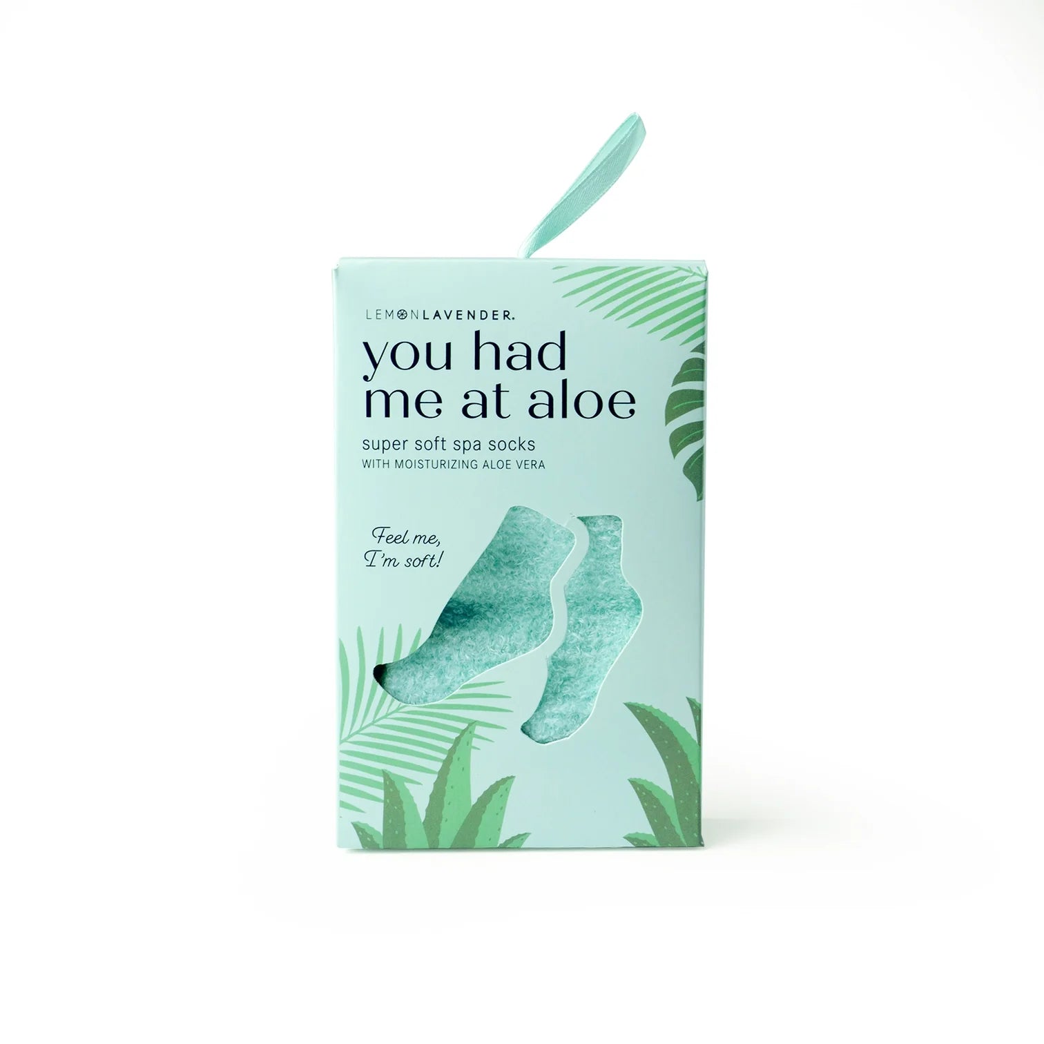 Lemon Lavender You Had Me At Aloe Super Soft Spa Socks - Mainstream Boutique