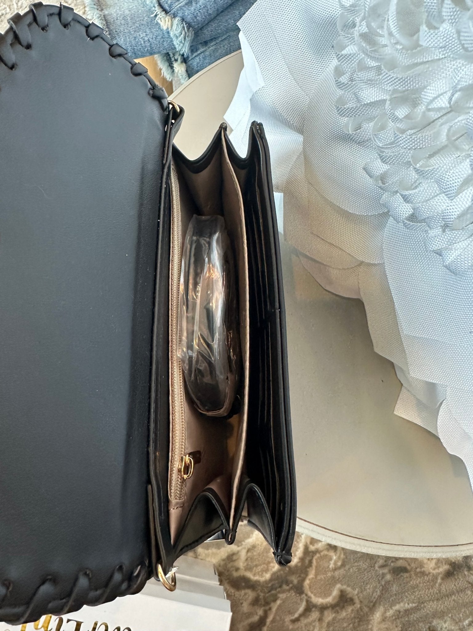 Convertible Whipstitch Crossbody Clutch - Mainstream Boutique