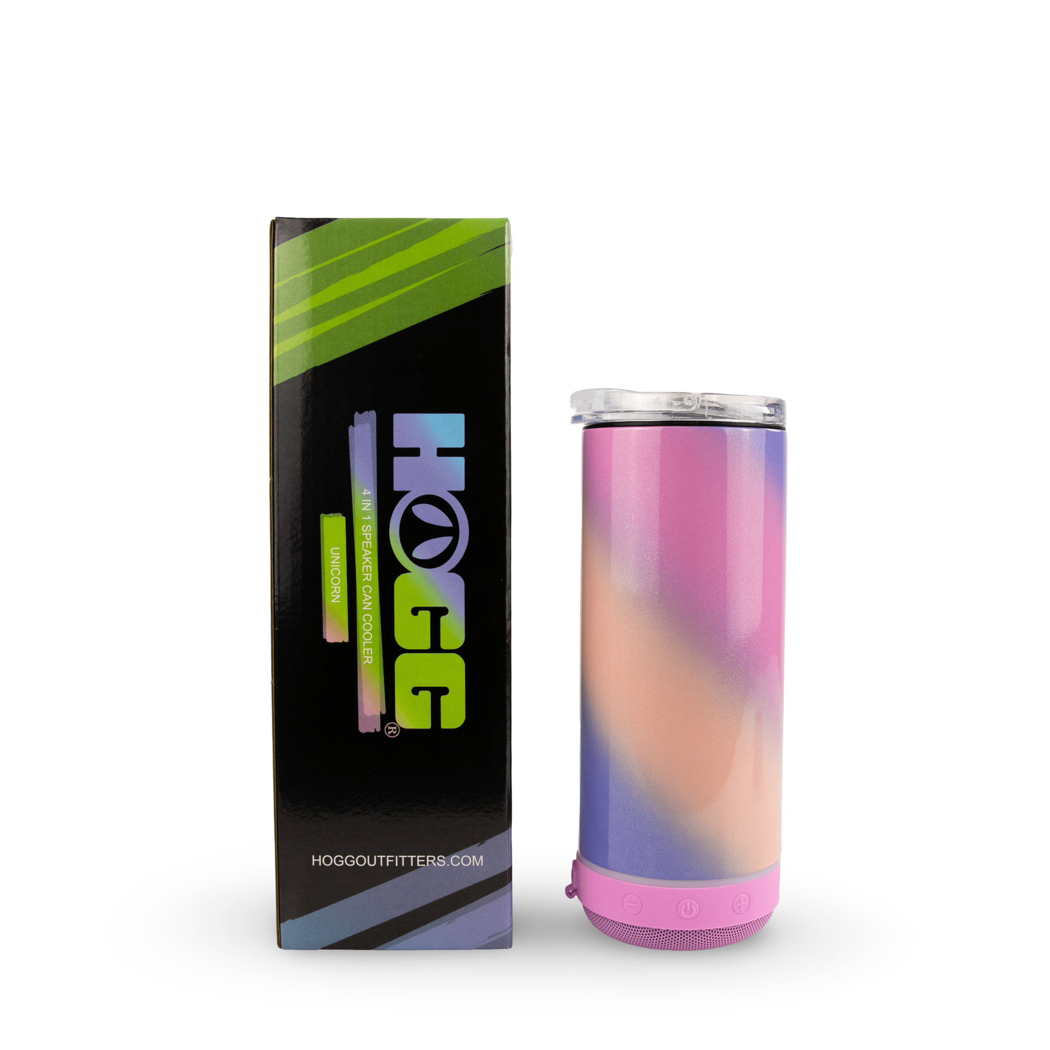 SUBLIMATION 4 In 1 CAN COOLER SPEAKER TUMBLER - Unicorn - Mainstream Boutique